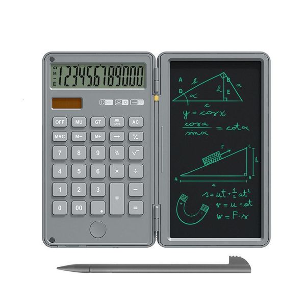 Calcolatrici Finanziarie Basic Mute Scrivania Con Tavoletta Portatile E Pieghevole Desktop Large LCD Dis 230215