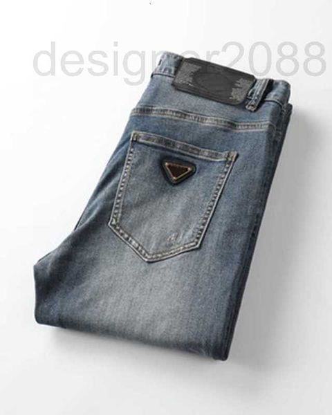 Мужские джинсы дизайнер Новый маленький стиль ног. Износь с участием джинсовых штанов Phxx