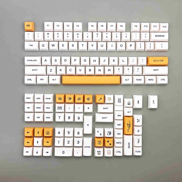 Tastiere PBT Keycap XDA altamente profilo personalizzato inglese russo giapponese chiave cap per tastiera meccanica da gioco per Cherry MX Switch T230215