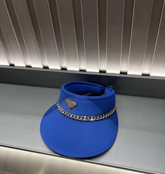 Şapka atkı seti Moda yaz vizör spor boş üst Açık rahat tasarımcı sünger rahat tenis şapka topu_voghion.com