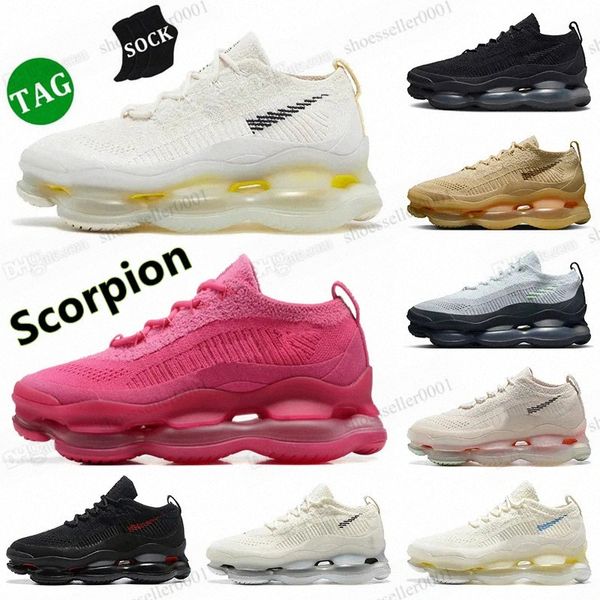 Scorpion FK Scarpe casual Lemon Wash Black Persian Violet Fly Mesh Knit Donna Uomo Fashion Runners scarpa Designer Wolf Grey Wheat Cream Volt Trainers Sn A1MS #