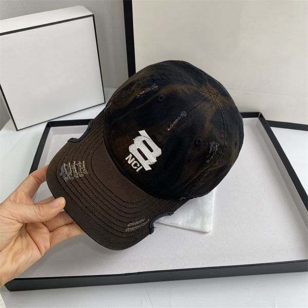 Cowboy Fashion Baseball Caps f￼r M￤nner Designer Waschbarer Motorradm￼tze Paar Sonnenschutzhut Hut Hats Classic Letter Peaked Cap