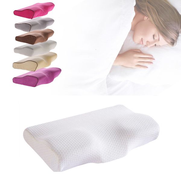 Cuscino Farfalla Memory Foam Cuscino per biancheria da letto Cuscino per collo magnetico Cuscino a rimbalzo lento Cuscino a forma di cuscino Salute Collo cervicale 230214