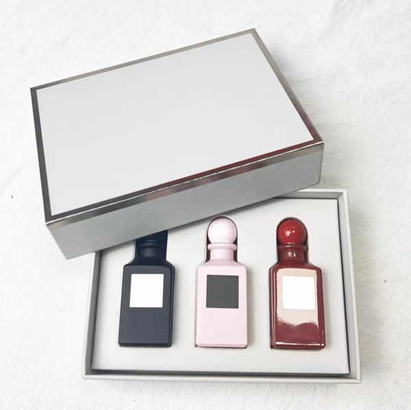 2023 New Festival Gift Box Perfume Conjunto de perfumes unissex 3pcs Conjunto de col￴nia Cherry Cherry Fabuloso Perfumes duradouros entrega r￡pida