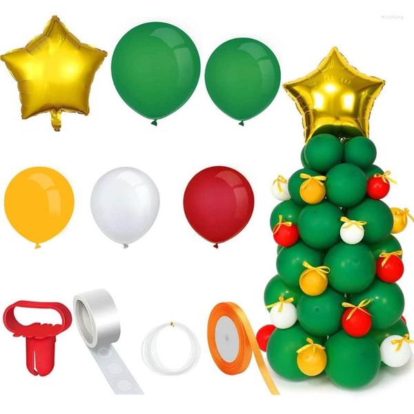 Рождественские украшения A0KC Tree Balloons Kit комплект Latex Set Party Год года