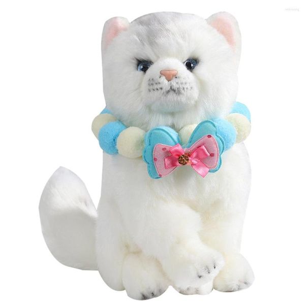 Abbigliamento per cani Collare per gatti Fiocco Peluche Cravatta per gatti Simpatico cinturino per collo Accessori per toelettatura Collana per cuccioli per gattino