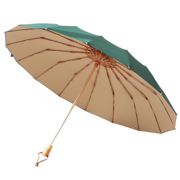 Ombrelli Ombrello pieghevole automatico Grande protezione UV Resistente al vento Alta qualità Parapluie Articoli per la casa OO50YS