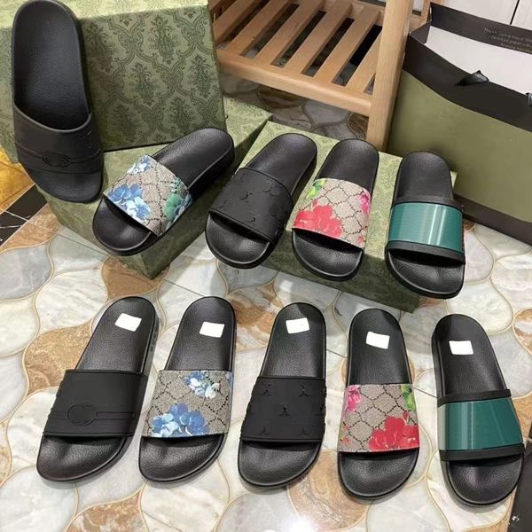 Дизайнерские классические тапочки мужчины женщины цветок весна лето модные шлепанцы пляжные плоские принты сандалии ванная бытовая обувь шлепанцы в полоску повседневная 36-47