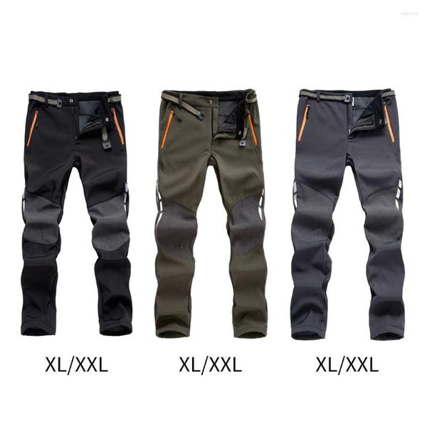 Pantaloni da corsa Ciclismo Collant resistenti all'acqua Pantaloni cargo foderati per lavoro Escursionismo Sci Sport Palestra Uomo all'aperto