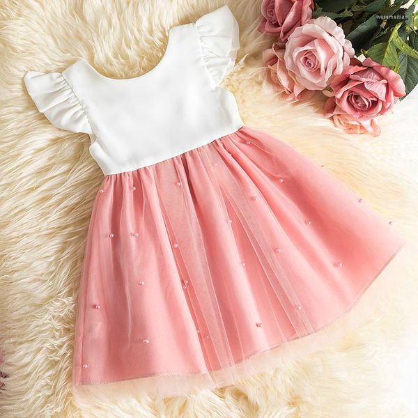 Mädchen Kleider Baby Kinder Für Mädchen Frühling Kleid Kind Süße Prinzessin Designer Kleidung Vestidos 1-2Y