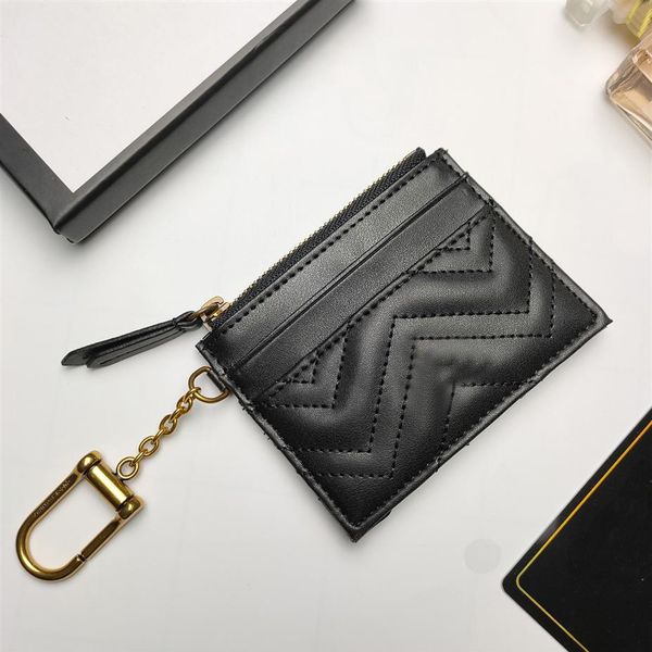 Classic Quilted Leather Designer Wallet Short Women Coin Burse Card Holder Small Ladies Wallets Slim Zipper Pockect Clutch216i