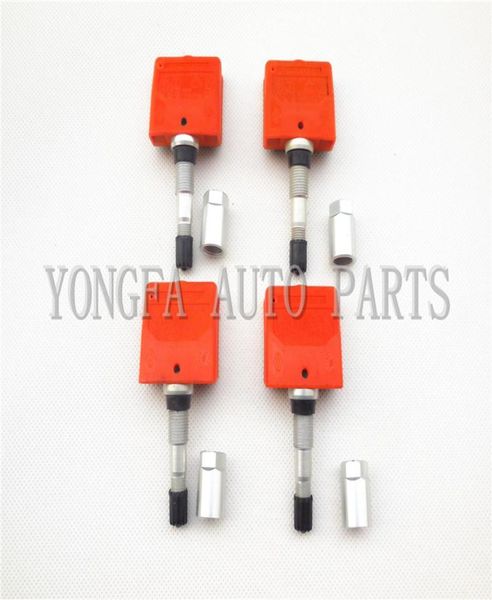 Установите 4 Schrader Sensors Tire Designs TPMS для Renault Clio MK3 2005 8200253215 433MHZ2242302