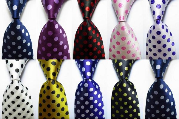 Бабочка галстуки модная точка галстук мужской 9 -сантиметровый шелковый галстук розовый зеленый синий желтый жаккардовый тканый