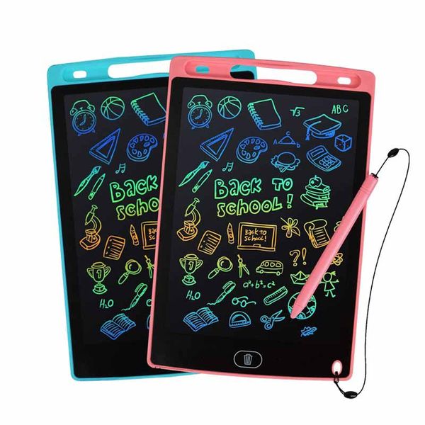 Tavoletta da scrittura LCD da 8,5 pollici Libri da colorare Tavolo da disegno Bambini Graffiti Blocco per schizzi Giocattoli Scrittura a mano Lavagna Tavolo da disegno magico Regalo giocattolo