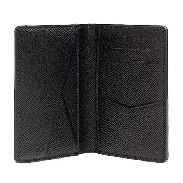 Shipmet N63143 Pocket Organizer Wallet Herren Genauer Leder Brieftaschen Kartenhalter ID Brieftasche Bi gefaltete Taschen Hochwertige dünne Card280e