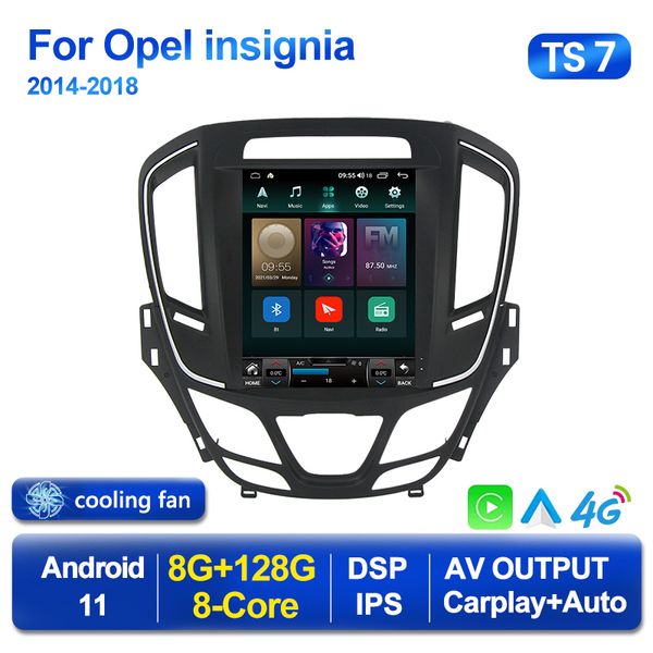 IPS DSP Car dvd Player Per Opel Insignia 2014-2018 Android 11 Schermo Multimediale Audio Radio GPS Navi Unità di Testa