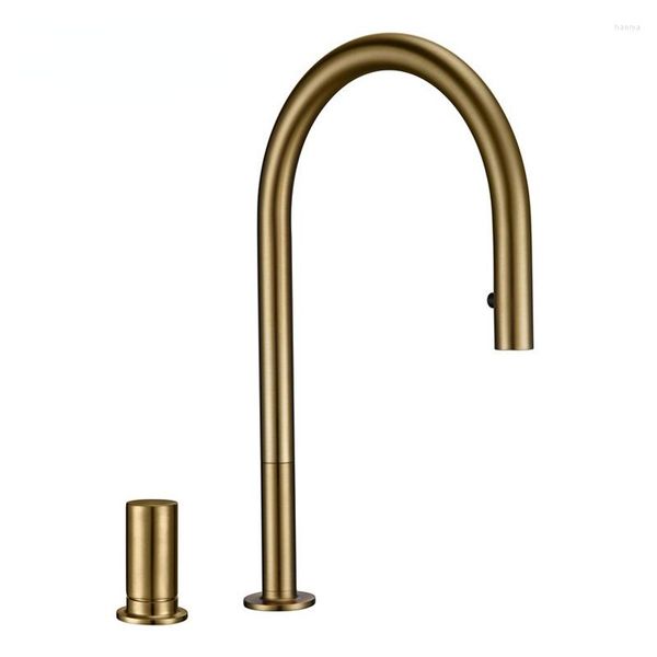 Кухонные смесители современный кран Brsuh Mabrass Material Produce Mixer Tap Tap