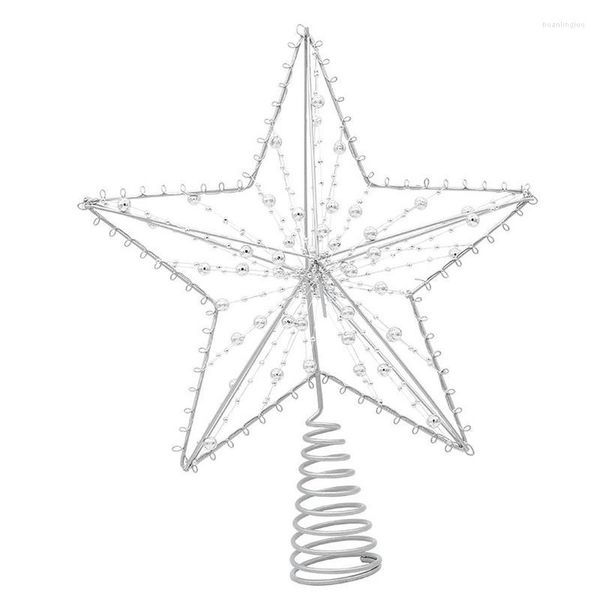 Decorazioni natalizie Star Tree Topper Brillanti squisiti mestieri per decorare i bar del soggiorno