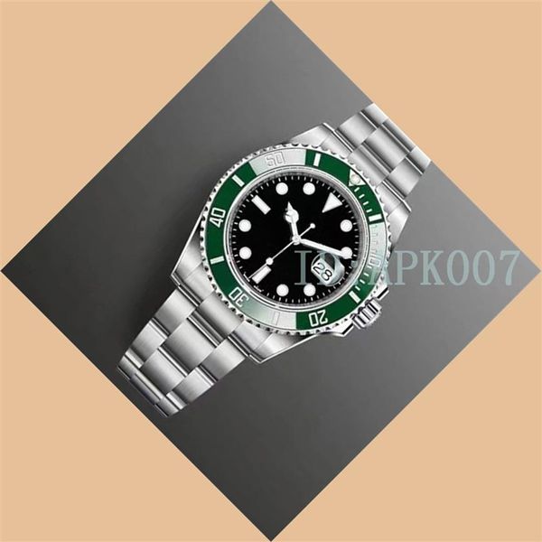 APK007 Mens Automatic Watches Ceramics Bezel Мужчины смотрят высококачественные золотые наручные часы Мужские подарочные subs -subswatch скидка 2146