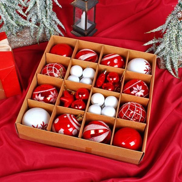 Рождественские украшения 42 пт. Окрашенные шарики увеличивают тонкую текстуру.