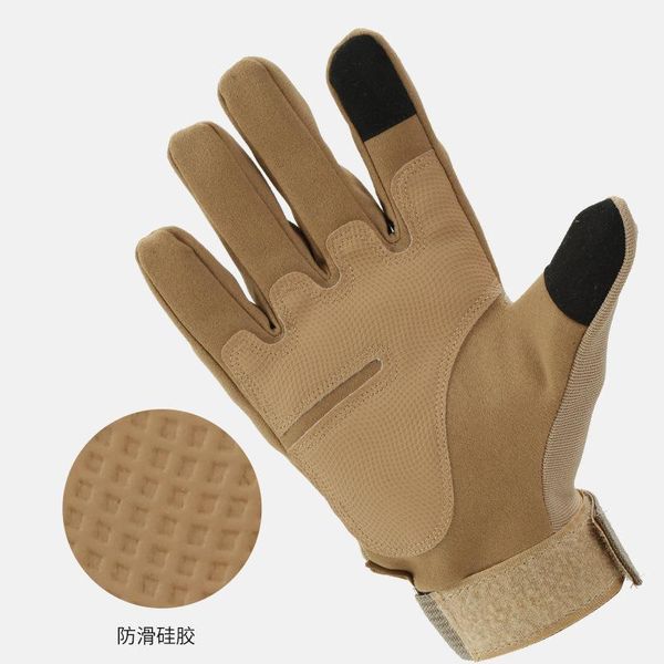 Luvas esportivas Casa de couro de arco duro Tactical Crega de senso de senso de senso de toque de dedo completo sem dedo de dedo MOTORCIONAR MITTENS DE CICLAMENTO DE INVERÃO