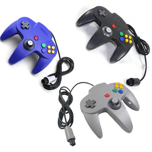 N64 Контроллер Проводные контроллеры Classic N64 64-битный геймпад джойстик для консольных видеоигр N64