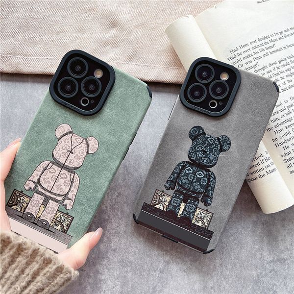 Caso de telefone de urso fashion capa macia para iphone 11 12 12pro 12promax 13 13pro 13promax 14 14pro 14promax 14plus casos shell