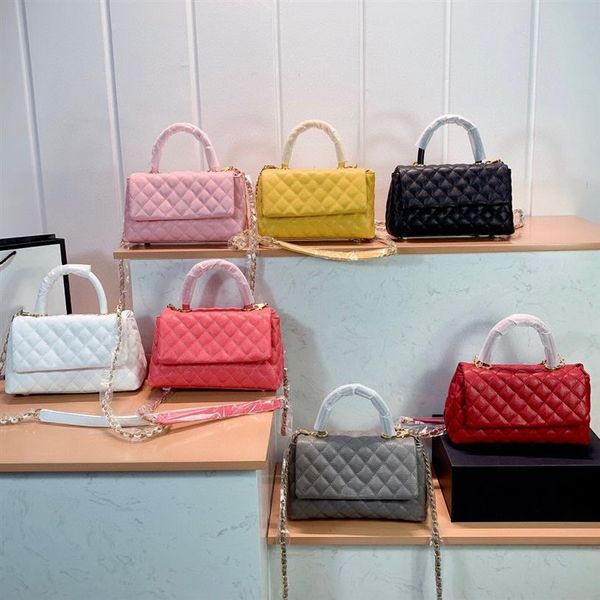 9A Bolsa de alta qualidade Bolsa de bolsa de bolsa feminino Totes Bolsas de designer de luxo feitas de luxo de moda clássica Togo de couro P318n