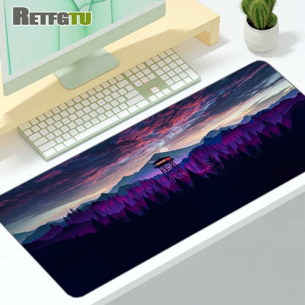 Mouse almofadas de mouse Pulseira repousa de laptop para o laptop de laptop profundo mousepad mouse mouse mouse blide bording bording teclado 70x30 cm tapete deak para cs go lol t230215