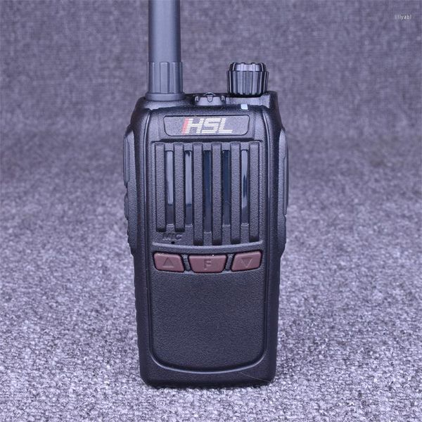 Walkie Talkie HUOSLOOG HSL-U8 8W Radio bidirezionale UHF 400-470Mhz Ricetrasmettitore trasmettitore Comunicador portatile CB 16CH