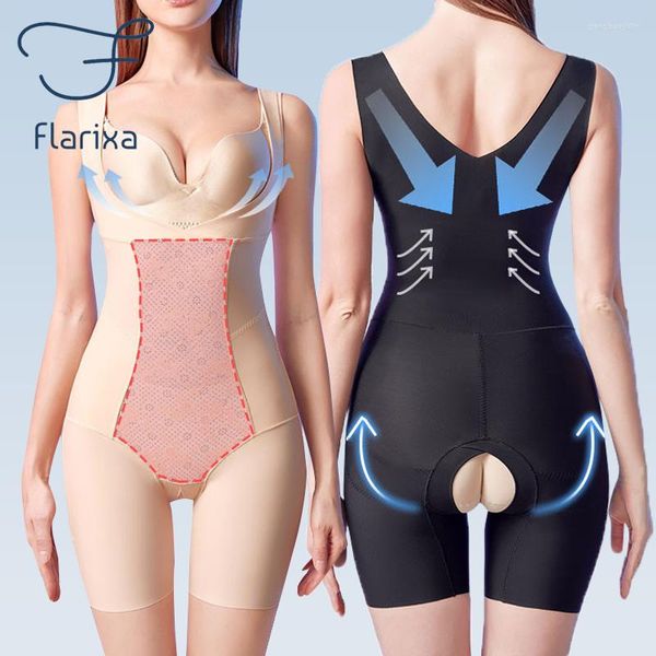 Женские формы Flarixa Plus размер Shapewear Женщины-бод-боди бодбар