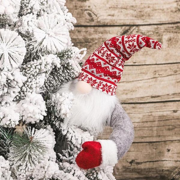 Decorações de Natal Rudolph Tree Topper Aumente a atmosfera Figura