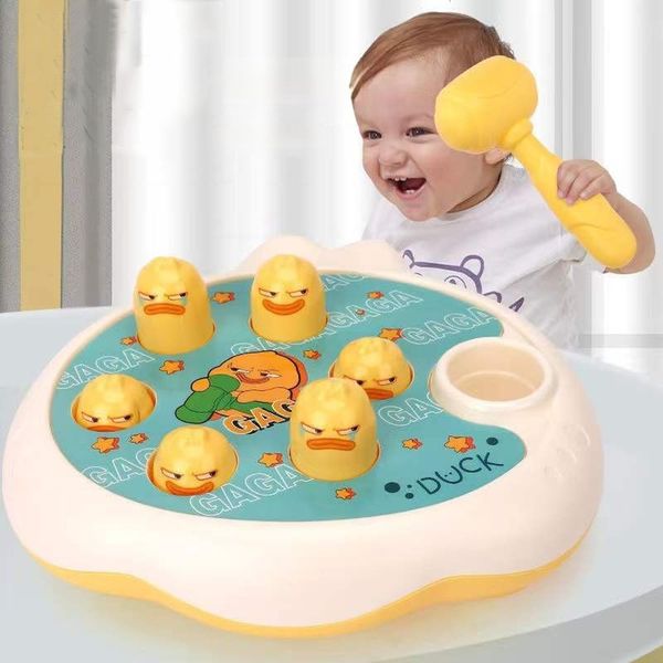 Schlagzeug Percussion Babyspielzeug 0 12 13 24 Monate Whack-A-Mole Playing Hamster Interaktives Spiel für Jungen ab 1 Jahr Kinder Lernspielzeug Mädchen Geschenk 230216