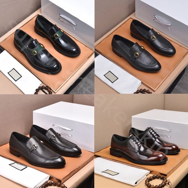 Sapatos de grife masculino mocassim moda masculina de couro genuíno trabalho de escritório formal sapatos de marca designer festa casamento sapato raso com caixa