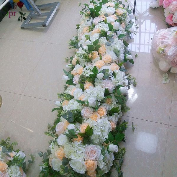 Декоративные цветы Spr 2m ширина 40 см. Свадебный случай цветочный настенный сцен