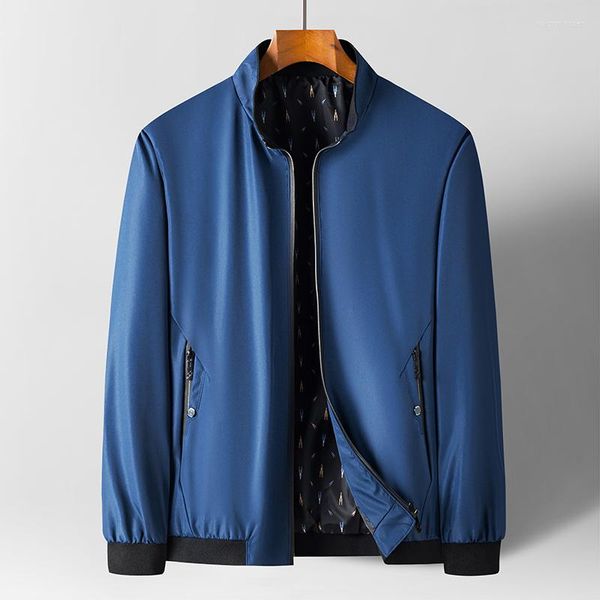 Jackets masculinos Autumn Spring Spring Bomber Zipper Jacket Male Casual Streetwear