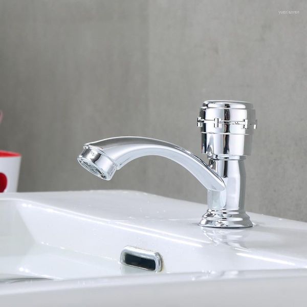 Banyo Lavabo muslukları 1 adet plastik havza tek soğuk su musluk hızlı açık banyo tuvalet paspas havuzu mutfak aksesuarları için musluklar