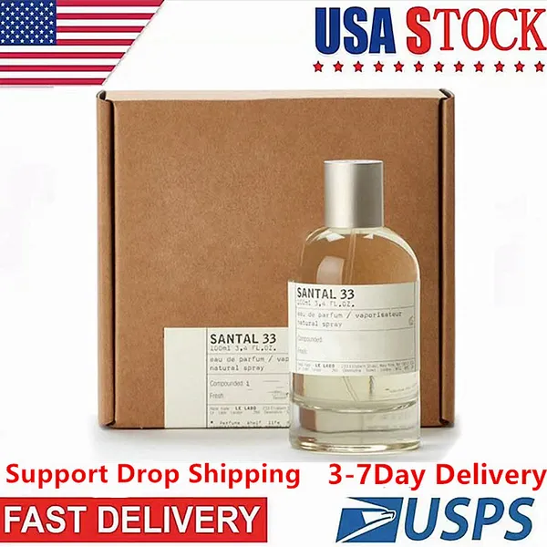 Neutrales Parfüm Santal33, 100 ml, langanhaltende Düfte, Markendüfte für Jungen und Mädchen, hohe Qualität, Lieferung innerhalb von 3–7 Werktagen in den USA