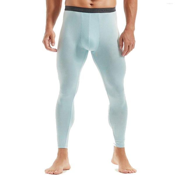 Pantaloni da uomo Pantaloni termici di separazione da uomo Leggings sottili Collant Youth Tight Esercizio per uomo