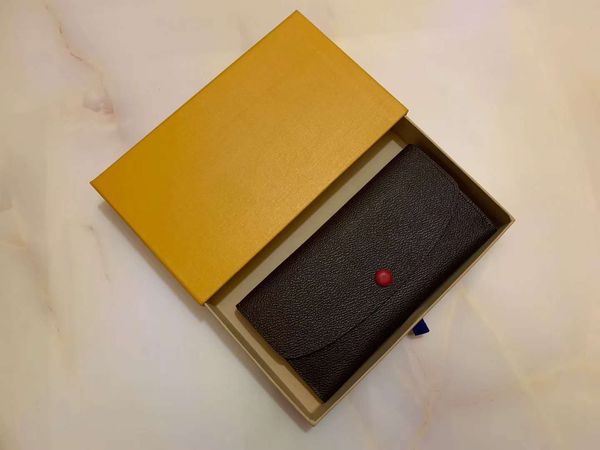 Designer Lady Long Wallets Pur Purse Classic Women Credit Card Card Titular 3 Colors Bags Fashion Wholesale com Box L001