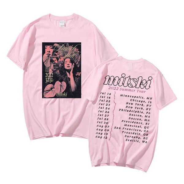 Männer T-Shirts Designer-Shirts für Männer Frauen Mitski Laurel Hölle begraben mich bei Makeout Creek Grafik T-Shirt-Musikkünstler Indie Musik sei der Cowboy No T-Shirts 4816