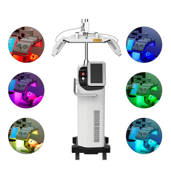 Articoli di bellezza CE medico multifunzionale 7 colori Hydra PDT Terapia della luce facciale a LED Ringiovanimento della pelle Terapia della luce a LED Trattamento dell'acne