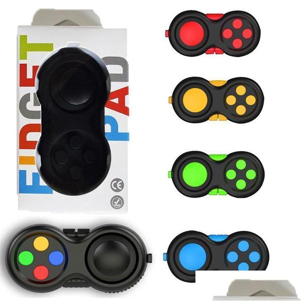 Descompress￣o Fidget Pad Pad Pad Cube Hand Hand Shank Game Toys Toys Ansiedade Drop Delivery Gifts Novelty Gag Dhenb