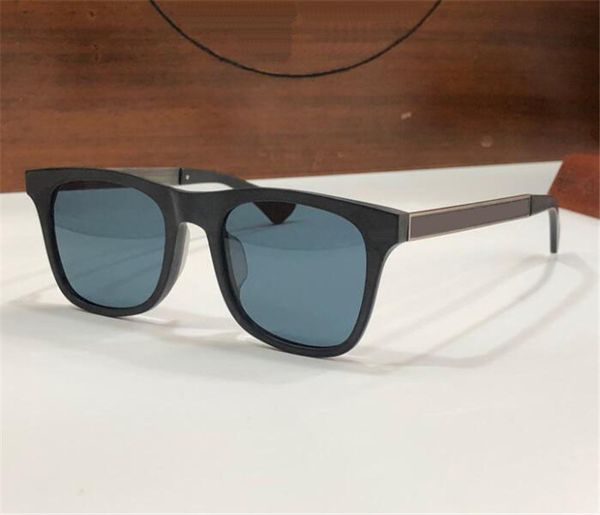 Novos óculos de sol quadrados de design de moda Frum Metal Print templos retrô simples e popular estilo ao ar livre UV400 Protection óculos