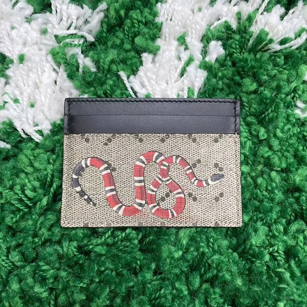 Lüks Tasarımcı Marmont Anahtar Koruma Cüzdan Kahverengi Tuval Cep Anahtar Cüzdanları Organizatör Moda Mini Kadınlar Orijinal Deri Erkek Pasaport Sahipleri Kart Sahibi Para Çantalar