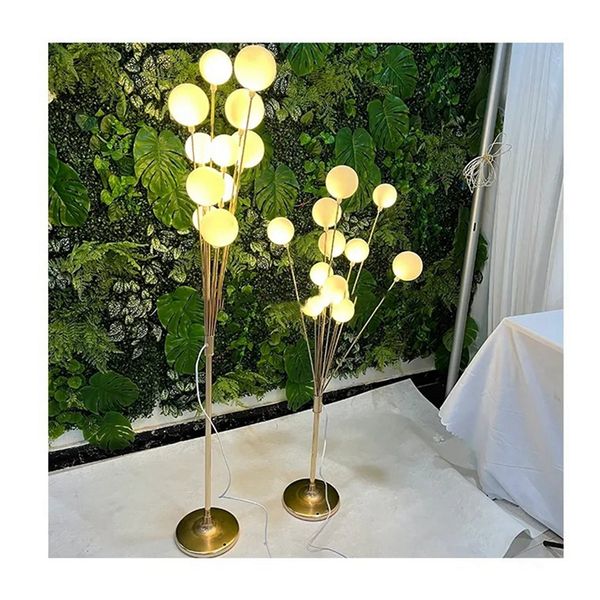 decoração decoração de teto barato LED LEITO DE CASAMENTO DE CASAMENTO DE CASAMENTO BULBO DE LUZEIRA LED PILLA PILHA PILHA PILHA DE CASAMENTO FLOR STAND STAPE Decoração IMAKE595