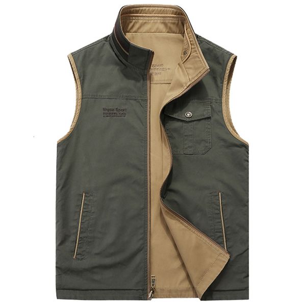 Giubbotti da uomo primaverili e gilet autunnali uomini all'aperto abbigliamento da uomo abbigliamento casual moda giacche di business termico stile uomo 230217