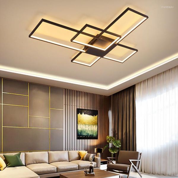 Kronleuchter Kristall Modernen Stil Led Für Wohnzimmer Esszimmer Schlafzimmer Kitechen Deckenleuchte Gold Rechteck Design Fernbedienung Licht