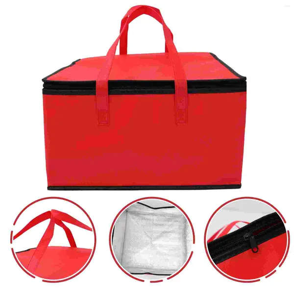 Borse di stoccaggio Consegna isolata Pranzo Thermal Grocery Tote Cooler Cooler Bento Warder Catering Shopping Shopping Commerciale riutilizzabile Box riutilizzabile