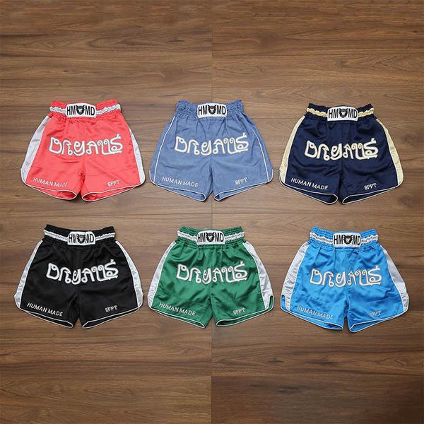 Мужские шорты HUMAN MADE Boxer Shorts Sports Oversize Men Women 11 Casual Human Made Shorts Z0216